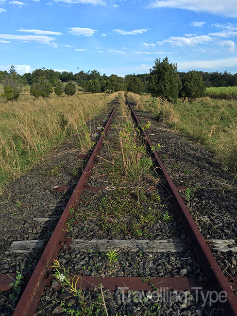 Abandoned train track